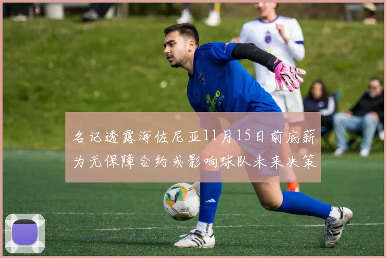 名记透露海佐尼亚11月15日前底薪为无保障合约或影响球队未来决策